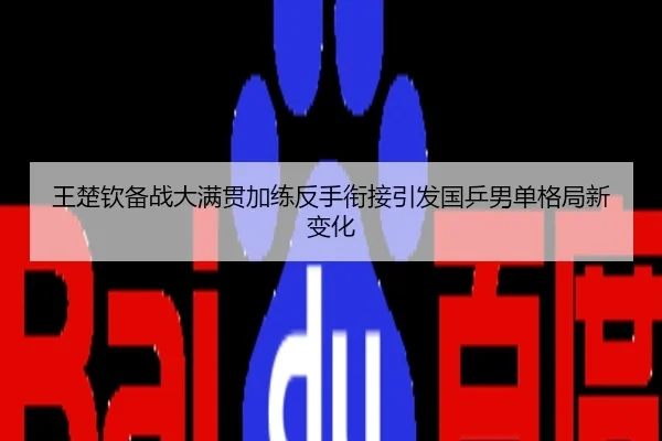 王楚钦备战大满贯加练反手衔接引发国乒男单格局新变化